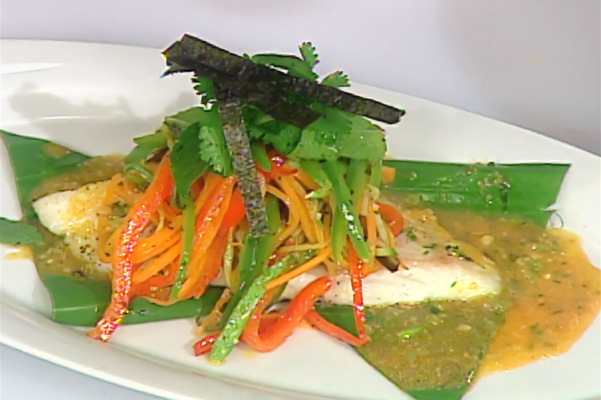 Huachinango en salsa de miso y chipotle El Gourmet