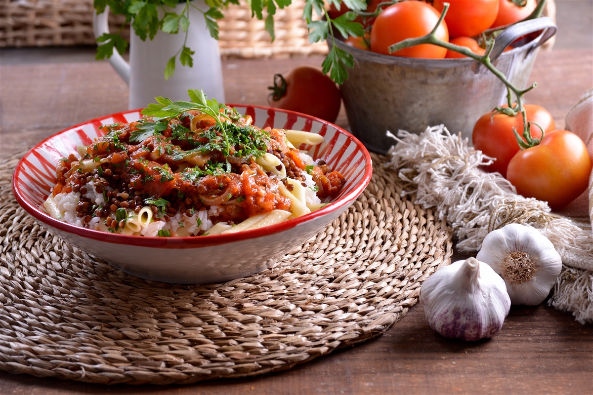 Arroz con Lentejas y Pasta El Gourmet
