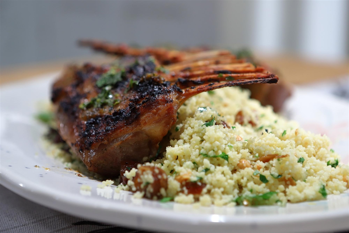Costillas de Cordero con Ensalada de Cuscús - El Gourmet