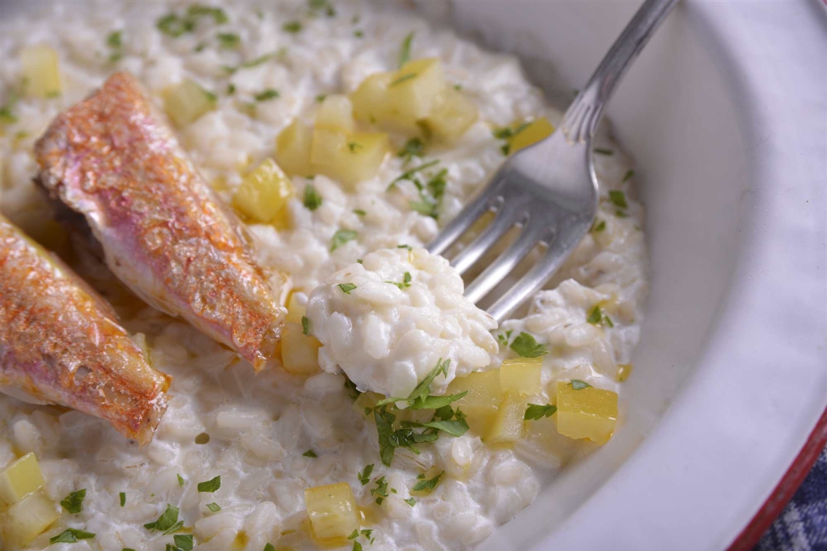 Risotto de ricotta y limón El Gourmet