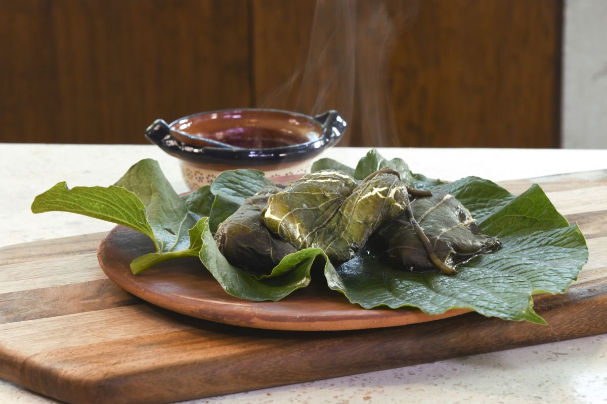 Tamalitos de Extraviado y Hoja Santa El Gourmet