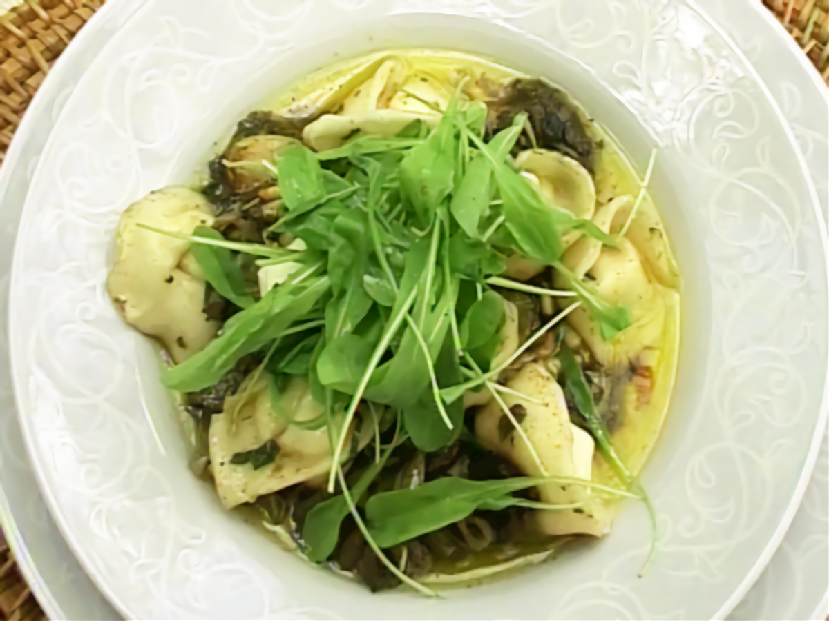 Pasta rellena con yogur especiado El Gourmet