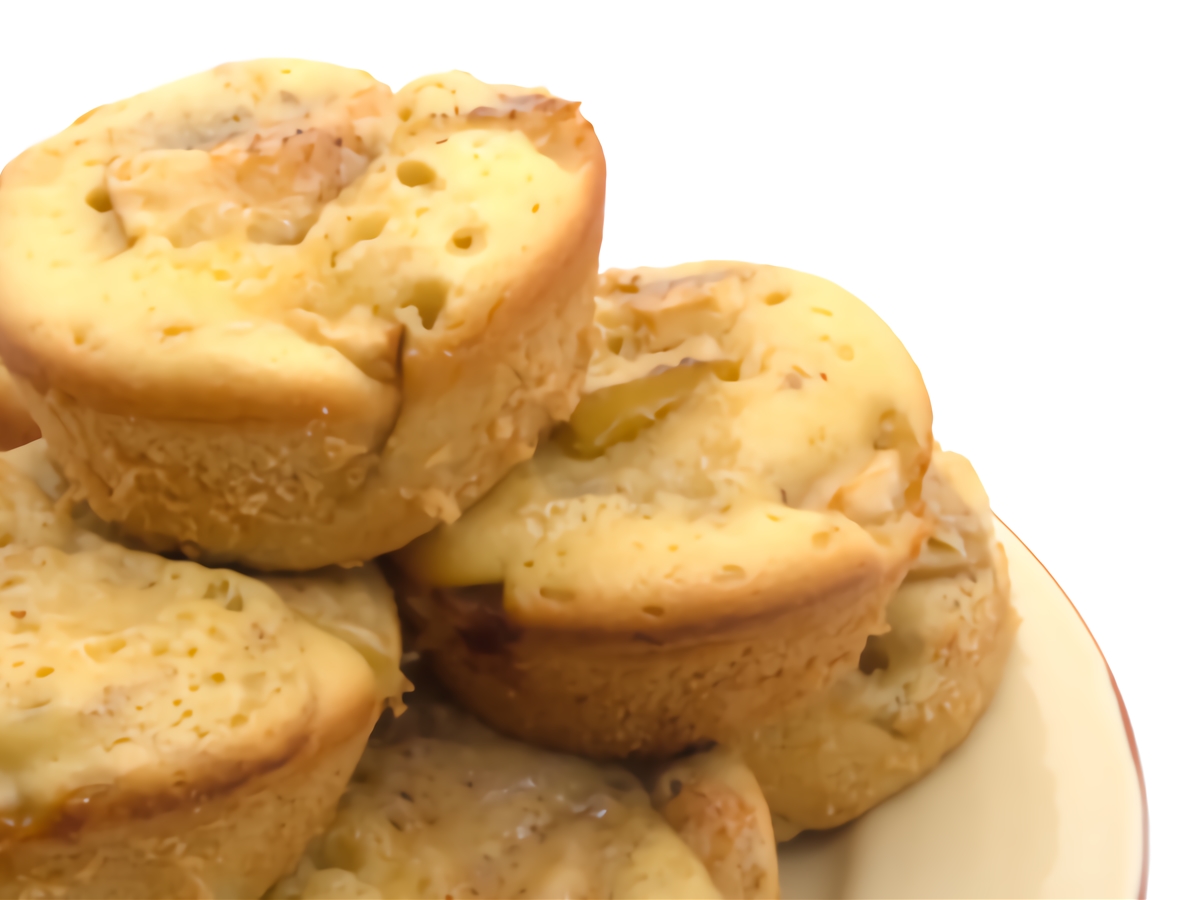 Soufflé glacé de banana ,salsa de dulce de leche El Gourmet