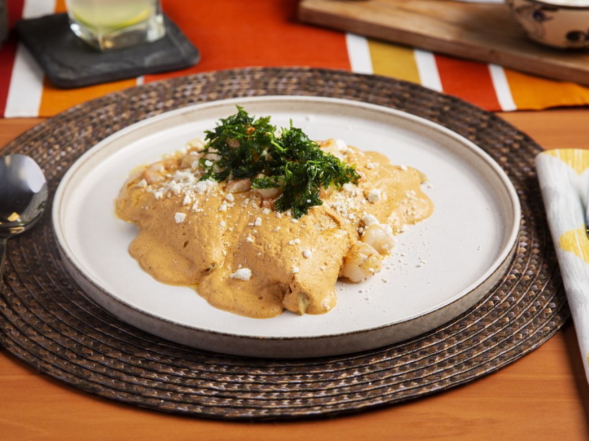 Enchiladas de Camarón con Avellana El Gourmet